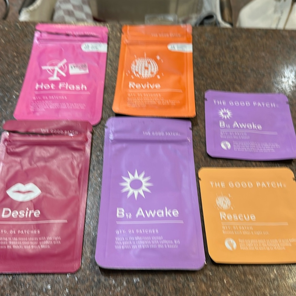 Lot of The Good Patch Wellness Patches rescue b12 awake desire hot flash rescue